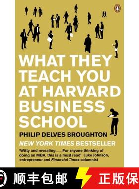 【3-4周达】What They Teach You at Harvard Business School : The Internationally-Bestselling Business ... [9780141046488]