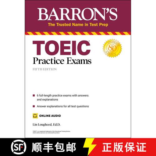 【3-4周达】TOEIC Practice Exams (with online audio) (Fifth Edition) [9781506273433]