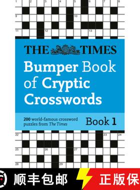 【3-4周达】The Times Bumper Book of Cryptic Crosswords Book 1: 200 World-Famous Crossword Puzzles [9780008618162]