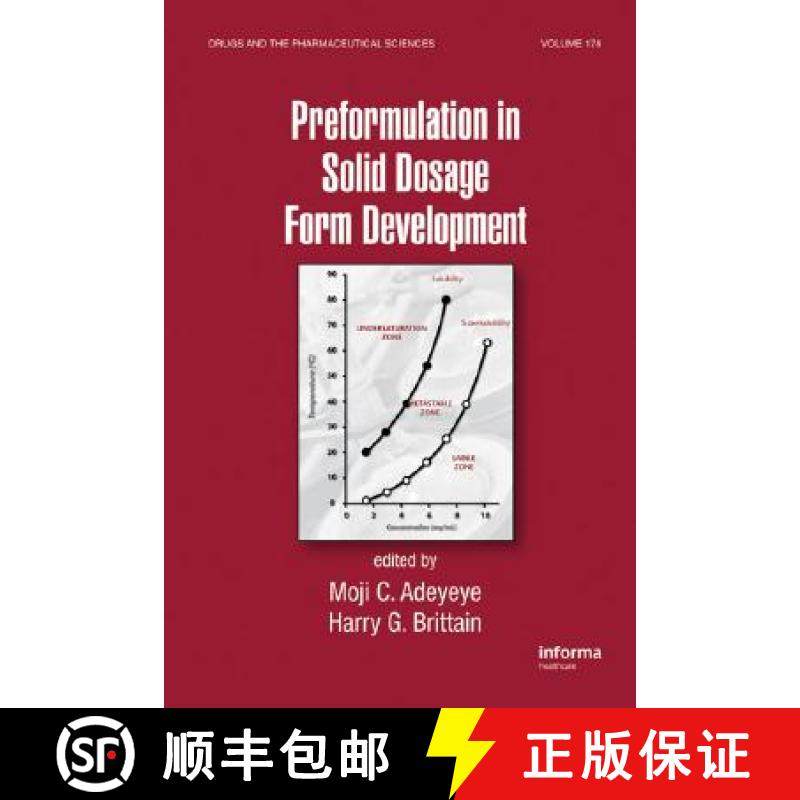 【3-4周达】Preformulation in Solid Dosage Form Development [9780824758097]