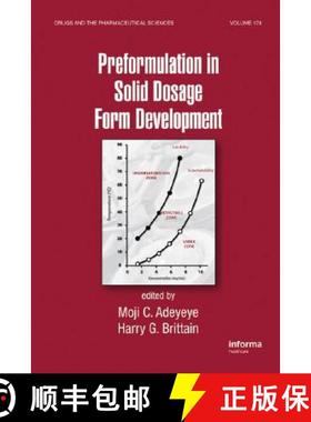 【3-4周达】Preformulation in Solid Dosage Form Development [9780824758097]