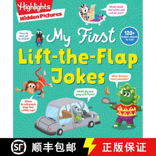 【3-4周达】My First Lift-the-Flap Jokes: A Lift-the-Flap Joke Book for Beginning Readers, Interactive... [9781644723319]