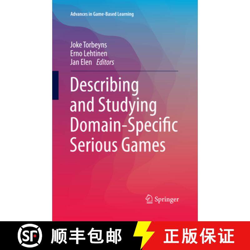 【3-4周达】Describing and Studying Domain-Specific Serious Games [9783319373362]