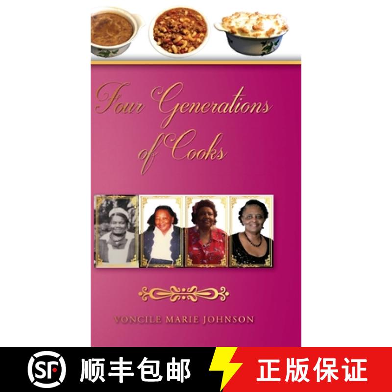 【2-3周达】Four Generations of Cooks: Cookbook [9781649903310]