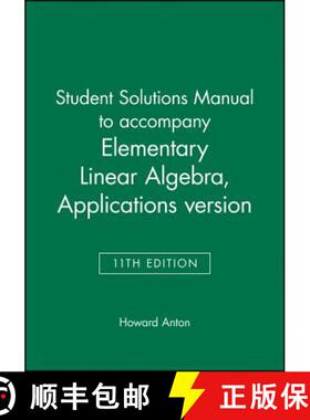 【3-4周达】Student Solutions Manual to accompany Elementary Linear Algebra, Applications version, 11e [9781118464427]