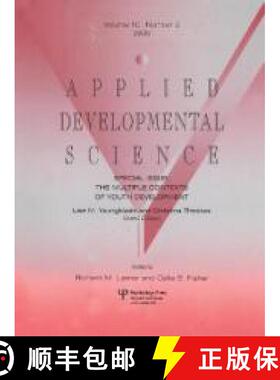 【3-4周达】Multiple Contexts Of Youth Development Ads V10#2: A Special Issue of Applied Developmental... [9780805893816]