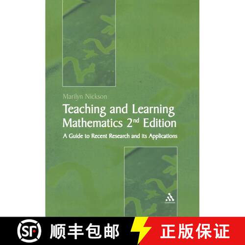 【3-4周达】精装 Teaching and Learning Mathematics: A Teacher's Guide to Recent Research and Its Appli... [9780826472366]