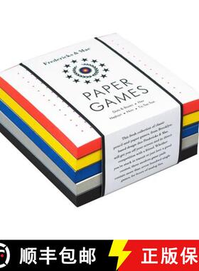 【3-4周达】Fredericks & Mae Paper Games: Dots & Boxes - Hex - Hedron - Nim - Tic-Tac-Toe [9781616895310]