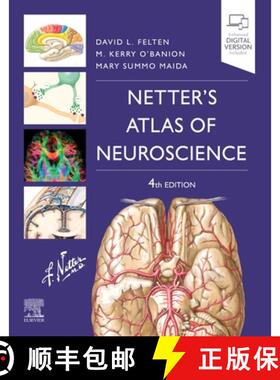 【3-4周达】Netter's Atlas of Neuroscience [9780323756549]