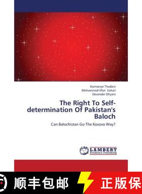 预订 The Right to Self-Determination of Pakistan's Baloch [9783659421556]