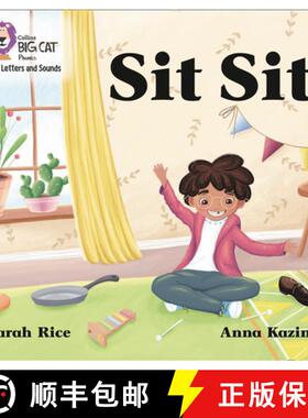【3-4周达】Collins Big Cat Phonics for Letters and Sounds - Sit Sit: Band 1a/Pink a [9780008351878]