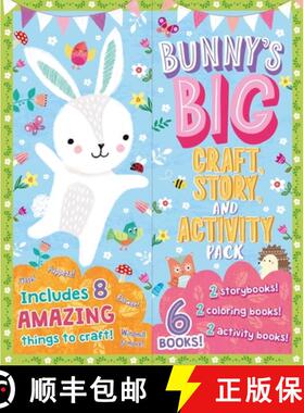 【3-4周达】Bunny's Big Story and Activity Pack: Includes 8 Amazing Things to Craft & 6 Books! [9781801086325]