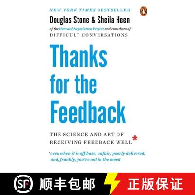 【3-4周达】Thanks for the Feedback: The Science and Art of Receiving Feedback Well [9780143127130]