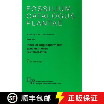 预订 Fossilium Catalogus Plantae, Volume 114 [9783823617297]