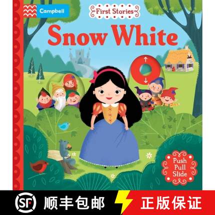 【3-4周达】Snow White : A Push, Pull and Slide Book [9781035023820]