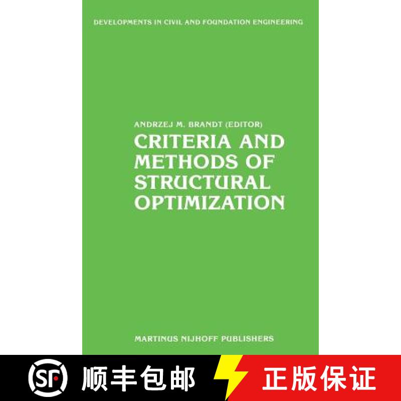【3-4周达】Criteria and Methods of Structural Optimization [9789401070157]