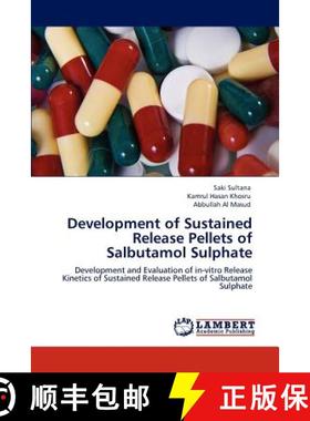 预订 Development of Sustained Release Pellets of Salbutamol Sulphate [9783848418596]