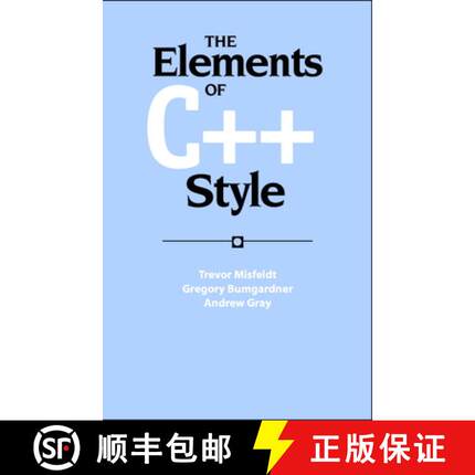 【3-4周达】The Elements of C++ Style [9780521893084]