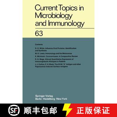 【3-4周达】Current Topics in Microbiology and Immunology / Ergebnisse Der Mikrobiologie Und Immunitä... [9783642657771]