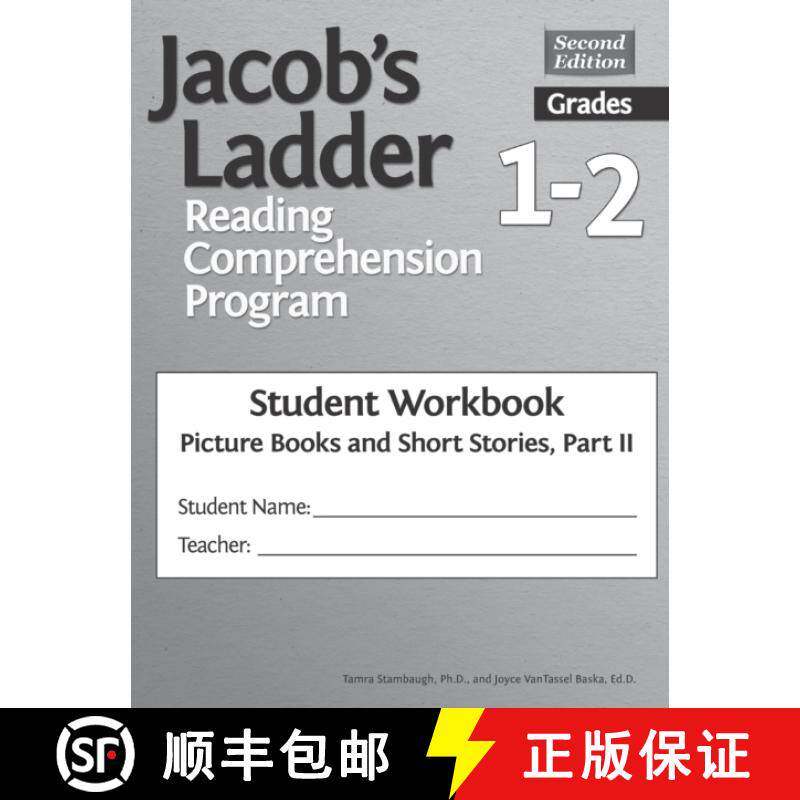 【3-4周达】Jacob's Ladder Reading Comprehension Program: Grades 1-2, Student Workbooks, Picture Books... [9781618219688]