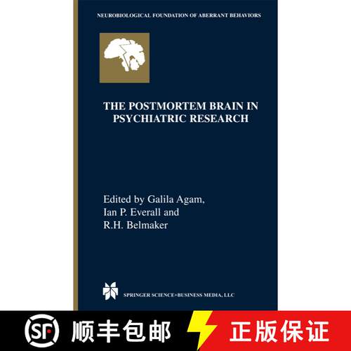 【3-4周达】精装 The Postmortem Brain in Psychiatric Research [9780792375548]