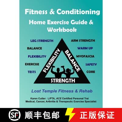 【3-4周达】Fitness & Conditioning Home Exercise Guide & Workbook: Exercise, Benefits & Precautions [9781969456053]