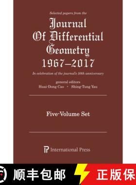 【3-4周达】Selected Papers from the Journal of Differential Geometry 1967-2017, 5 Volume Set [9781571463395]