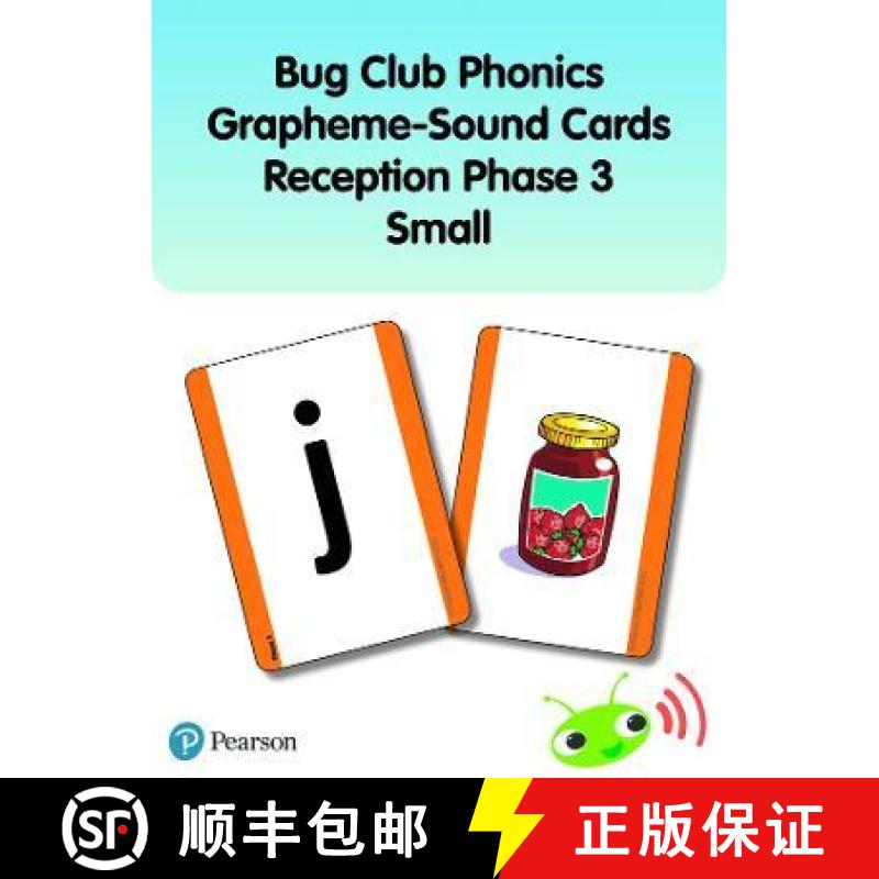 【2-3周达】Bug Club Phonics Grapheme-Sound Cards Reception Phase 3 (Small) [9781292439853]
