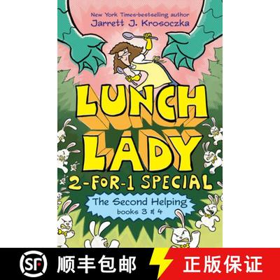 【3-4周达】The Second Helping (Lunch Lady Books 3 & 4): The Author Visit Vendetta and the Summer Camp... [9780593377437]