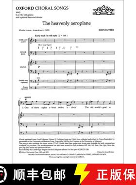 【3-4周达】heavenly aeroplane: SATB vocal score - The heavenly aeroplane Vocal Score [9780193432550]
