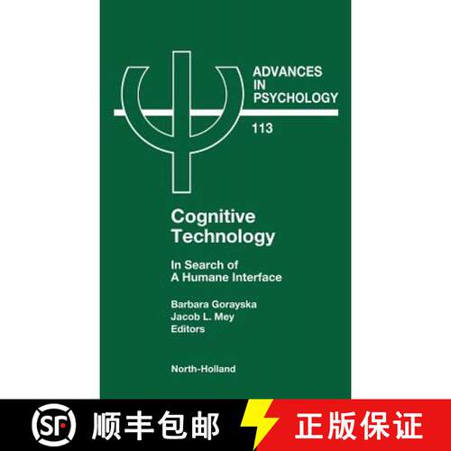 【3-4周达】精装 Cognitive Technology, Volume 113: In Search of a Humane Interface [9780444822758]
