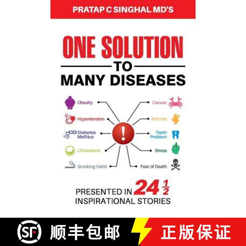 预订 One Solution to Many Diseases: Presented in 24 1/2 Inspirational Stories [9780989141734]