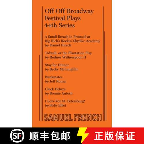 【3-4周达】Off Off Broadway Festival Plays, 44th Series [9780573708459]