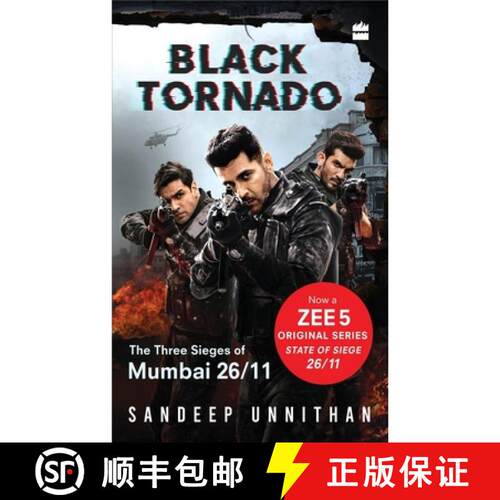 【3-4周达】Black Tornado: The Three Sieges of Mumbai 26/11 (Web Series Tie-In) [9789353576783]