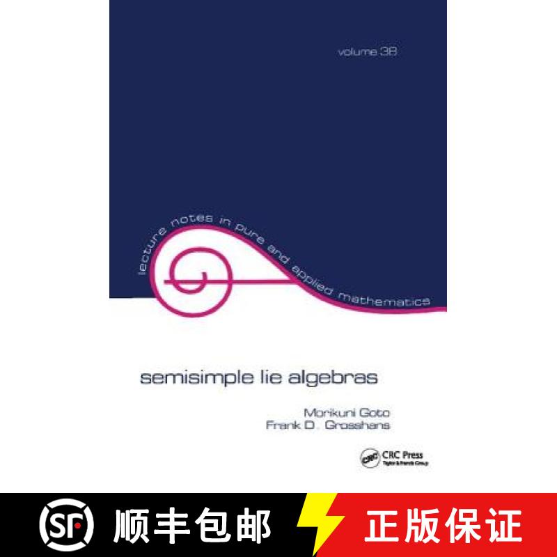 【3-4周达】Semisimple Lie Algebras [9781138401853]