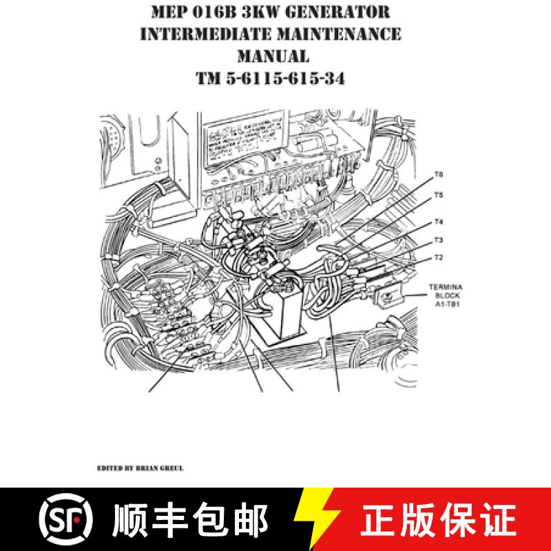 【2-3周达】MEP 016B 3KW Generator Intermediate Maintenance Manual TM 5-6115-615-34 [9781954285255]