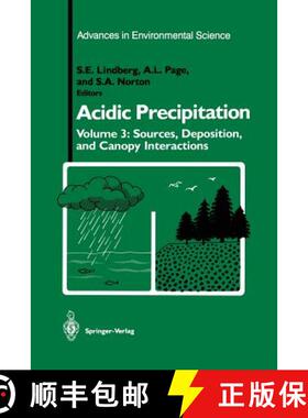 【3-4周达】Acidic Precipitation : Sources, Deposition, and Canopy Interactions [9781461287810]