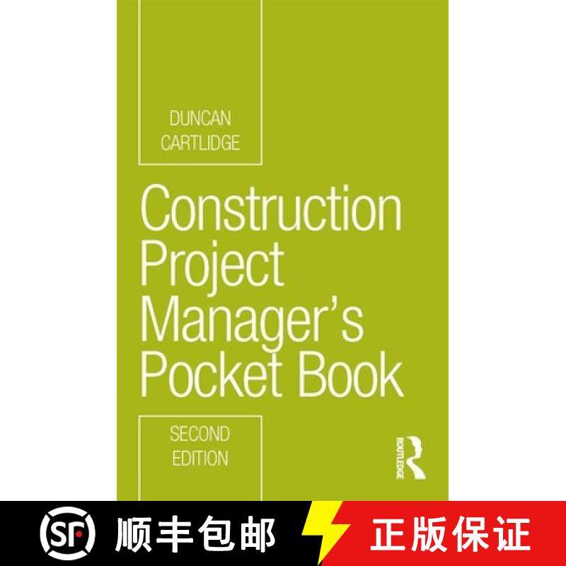 【3-4周达】Construction Project Manager's Pocket Book [9780367435936]