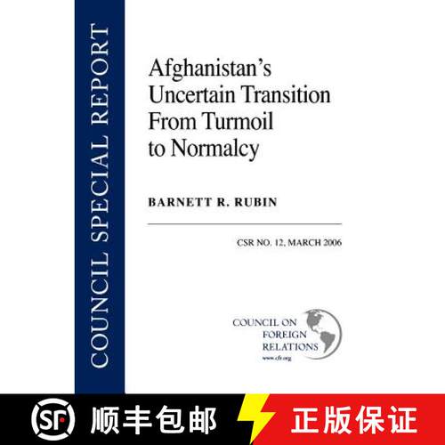 【3-4周达】Afghanistan's Uncertain Transition from Turmoil to Normalcy [9780876093566]