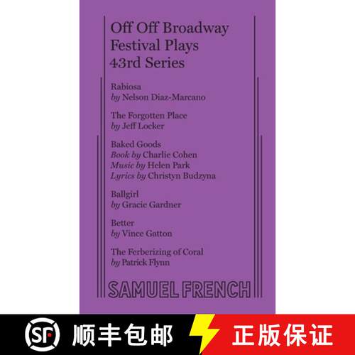 【3-4周达】Off Off Broadway Festival Plays, 43rd Series [9780573707773]