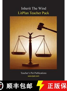预订 Litplan Teacher Pack: Inherit the Wind [9781602491915]