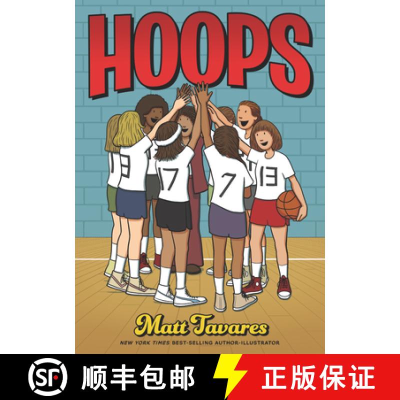 【3-4周达】Hoops: A Graphic Novel: (A Middle Grade Novel about Perseverance, Gender Equality, and Tea... [9781536201369]