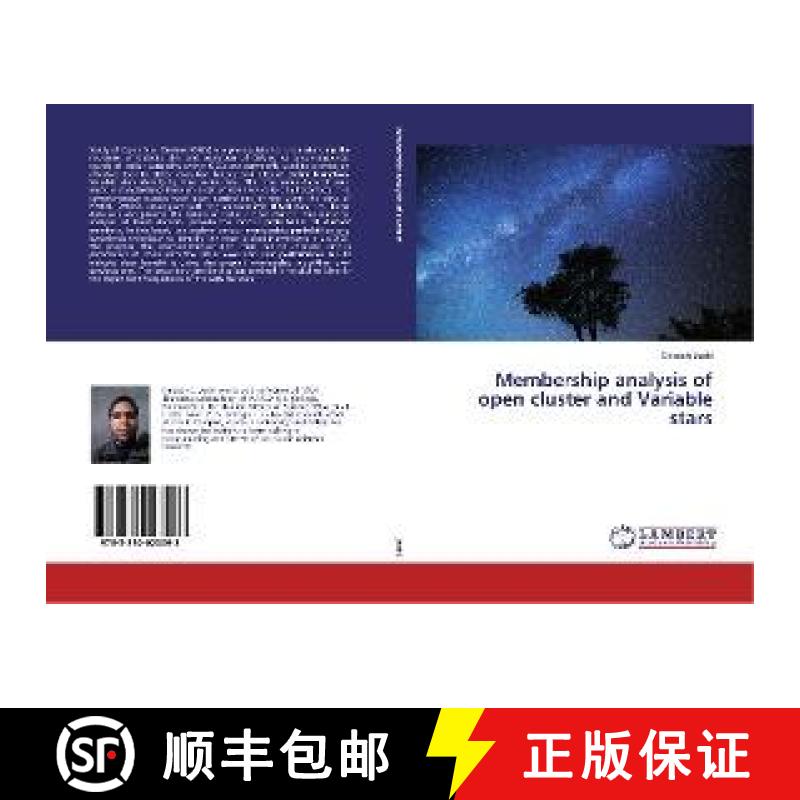 预订 Membership analysis of open cluster and Variable stars [9783330023093]