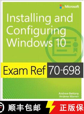 【3-4周达】Exam Ref 70-698 Installing and Configuring Windows 10 [9781509302956]