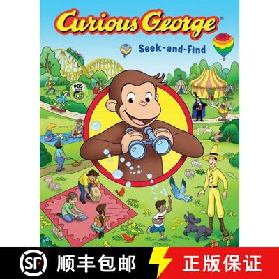 【3-4周达】Curious George Seek-and-Find (CGTV) [9781328589248]