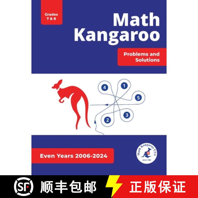 【3-4周达】Math Kangaroo Problems and Solutions - Grades 7 & 8 - Even Years [9798989988365]