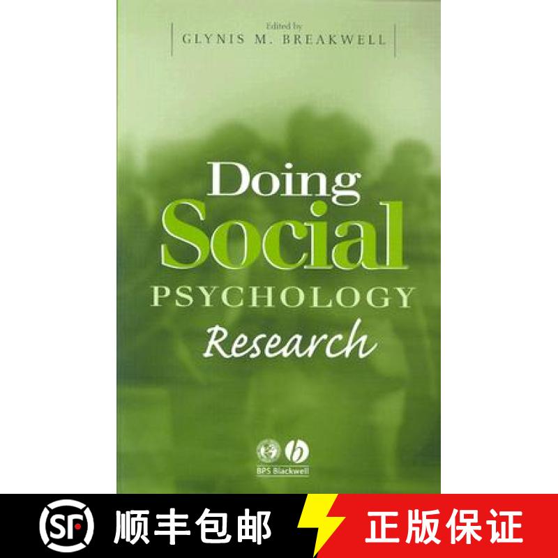 【3-4周达】Doing Social Psychology Research [Wiley心理学] [9781405108126]
