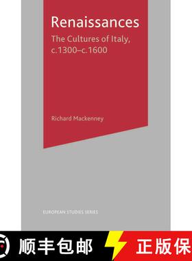 【3-4周达】Renaissances : The Cultures of Italy, 1300-1600 [9780333629055]