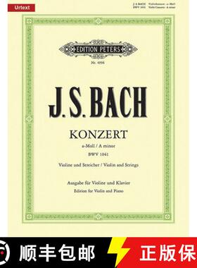 【3-4周达】Violin Concerto in a Minor Bwv 1041 (Edition for Violin and Piano): Sheet [9790014035334]