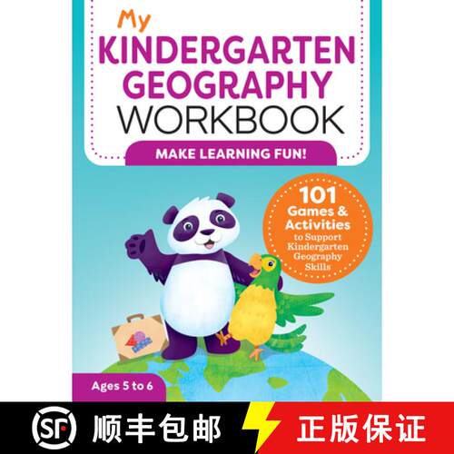 【3-4周达】My Kindergarten Geography Workbook: 101 Games & Activities to Support Kindergarten Geograp... [9781648767395]